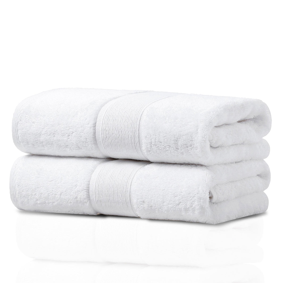 GELUOBOV Luxury 100% Cotton Bath Towel(Large Size), 24×47 in, Quick-Dry & Highly Absorbent, Fluffy & Durable, Low-Lint, Hotel Quality, Nordic Style,  for Home, Spa, Gym, Travel