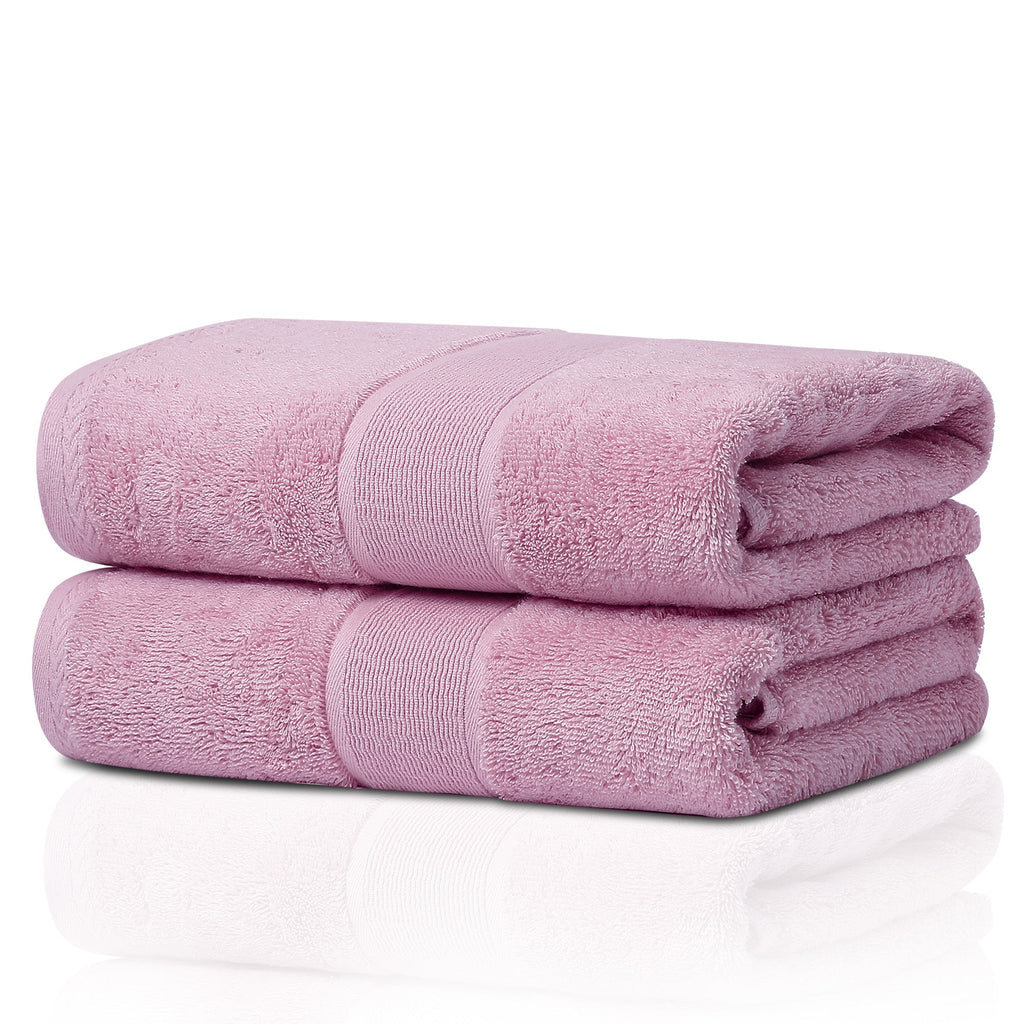 GELUOBOV Luxury 100% Cotton Bath Towel(Large Size), 24×47 in, Quick-Dry & Highly Absorbent, Fluffy & Durable, Low-Lint, Hotel Quality, Nordic Style,  for Home, Spa, Gym, Travel