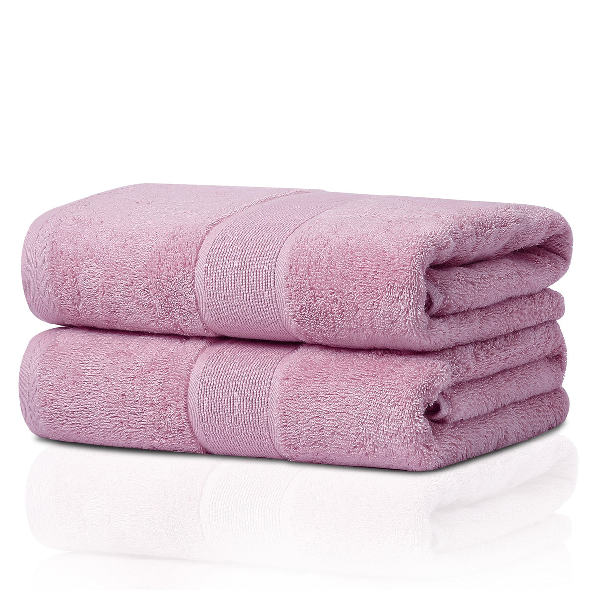 GELUOBOV Luxury 100% Cotton Bath Towel(Large Size), 24×47 in, Quick-Dry & Highly Absorbent, Fluffy & Durable, Low-Lint, Hotel Quality, Nordic Style,  for Home, Spa, Gym, Travel