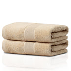 GELUOBOV Luxury 100% Cotton Bath Towel(Large Size), 24×47 in, Quick-Dry & Highly Absorbent, Fluffy & Durable, Low-Lint, Hotel Quality, Nordic Style,  for Home, Spa, Gym, Travel