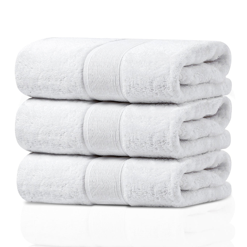 GELUOBOV Luxury 100% Cotton Bath Towel(Large Size), 24×47 in, Quick-Dry & Highly Absorbent, Fluffy & Durable, Low-Lint, Hotel Quality, Nordic Style,  for Home, Spa, Gym, Travel