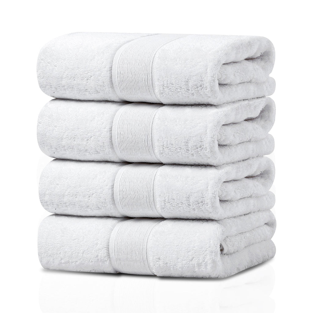 GELUOBOV Luxury 100% Cotton Bath Towel(Large Size), 24×47 in, Quick-Dry & Highly Absorbent, Fluffy & Durable, Low-Lint, Hotel Quality, Nordic Style,  for Home, Spa, Gym, Travel