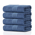 GELUOBOV Luxury 100% Cotton Bath Towels, Quick-Dry & Highly Absorbent, Fluffy & Durable, Low-Lint, Hotel Quality, Nordic Style, Large 24×47 in, for Home, Spa, Gym, Travel
